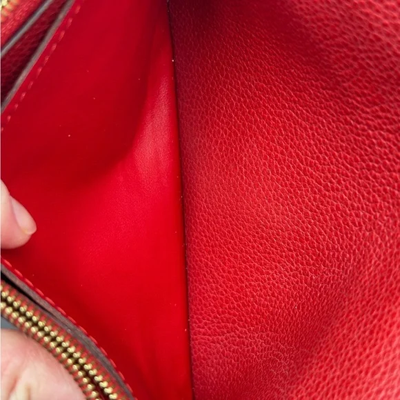 Louis Vuitton red empreinte Saint Germaine crossbody - Picture 12 of 13